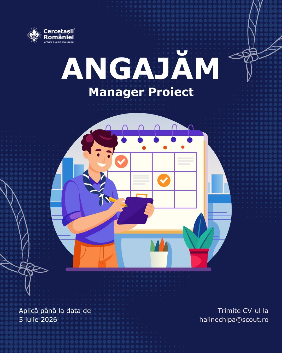 Manager de Proiect - Programe Globale Scout & ODD-uri